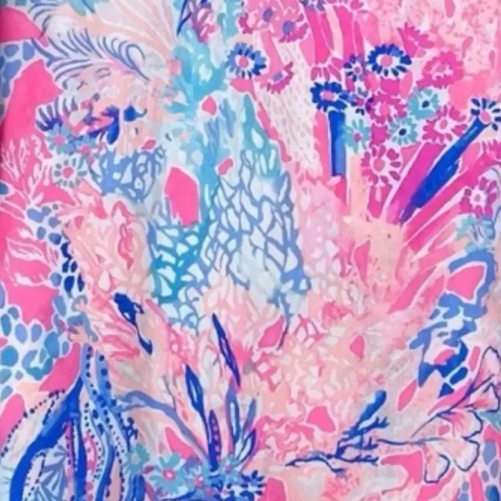 Lilly Pulitzer NWT Esme Swim Cover Tunic Light Pascha Pink Aquadesiac Large